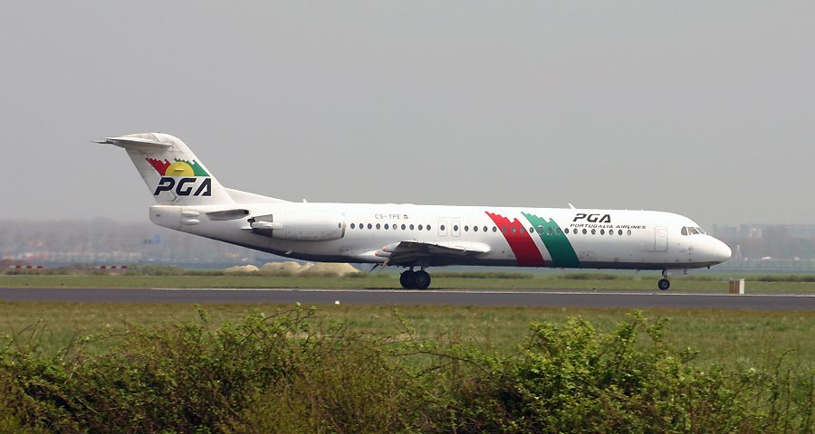 CS-TPE, Portugalia, Fokker 100