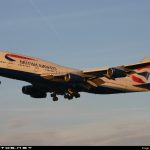 G-BNLW, British Airways, B747-400