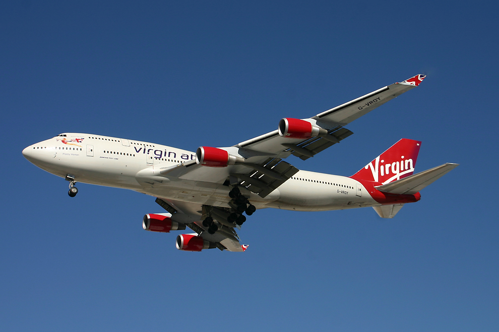 G-VROY, Virgin Atlantic, B747-400