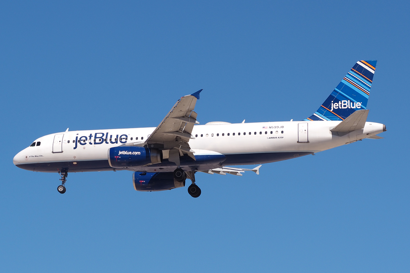 N599JB, JetBlue, A320